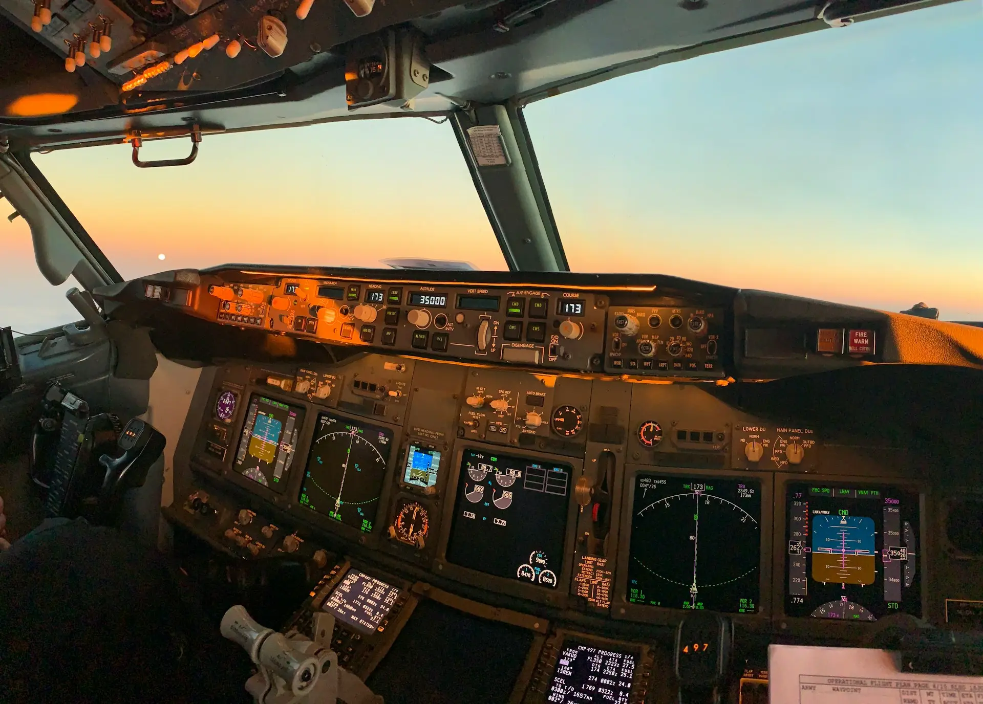 airliner control room